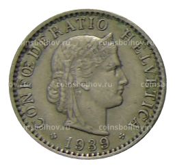 20 раппенов 1939 года Швейцария