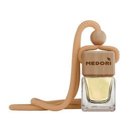 Ароматизатор автомобильный подвесной Бутылочка Тутти Фрутти 8х2,5х17,5см, на шнурке, с пробником аромата, в блистере, Medori (Россия)  фото 2