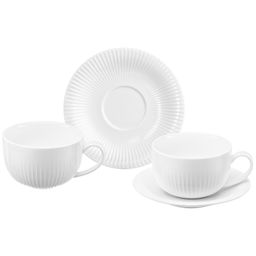 Чайная пара 4 пр. 380 мл 14*11*7 см "Соната", фарфор