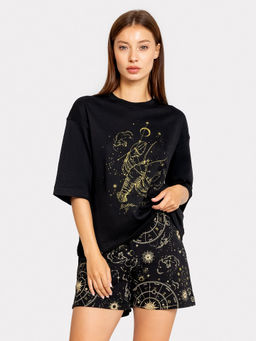 Комплект женский черный Рак из коллекции знаки зодиака - Mark formelle фото 2