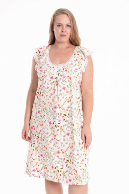 Сорочка М325405мр молочный/разноцветный