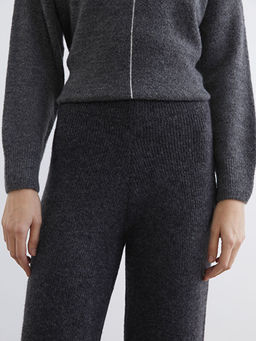 Beli Lastikli Geni? Pa?a Kad?n Triko Pantolon