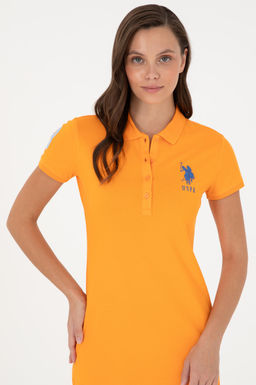 Женщина апельсиновое вязаное платье скидка в корзине - U.s. polo assn фото 2