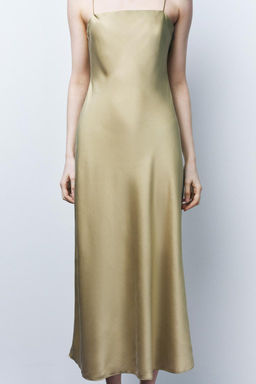 SILK STRAPPY DRESS - Zara фото 3