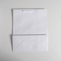 Цена за 2 шт. Пакет подарочный, упаковка, «Белый», M 25.5×30×9 см