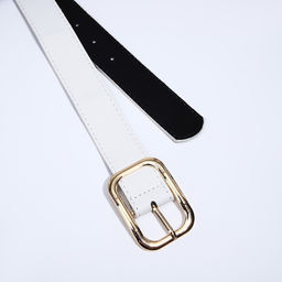 Ремень женский, ширина 3,3 см, пряжка металл, цвет белый - Simaland фото 2