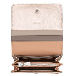 Итальянский кожаный кошелек DuDu серии Flores | золотистый