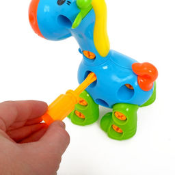 Конструктор винтовой Жираф, 16 деталей, цвета МИКС - Simaland фото 4