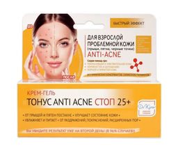 Крем-гель Тонус Anti acne Стоп 25+ избавления от поздних акне (после 25 лет) 50 мл. - Dr.kirov cosmetic company фото 2
