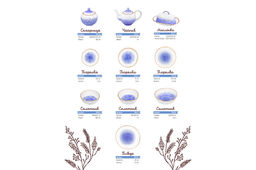 Салатник 18*18*7 см 1 л Кантри фиолетовый - Elan gallery фото 5