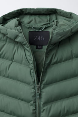 CHALECO ULTRALIGERO CAPUCHA WATER REPELLENT / Khaki claro - Zara фото 5