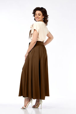 Платье Olga Style С912 коричневый фото 3