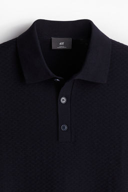 Polo en punto texturizado Slim Fit - H&m фото 7