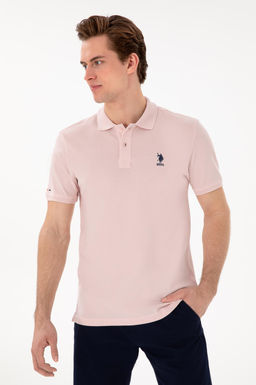 Erkek Slim Fit Polo Yaka Pudra Basic Ti__rt Sepette S_rpriz _ndirim - U.s. polo assn фото 3