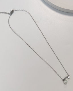 Кулон из стали на цепочке