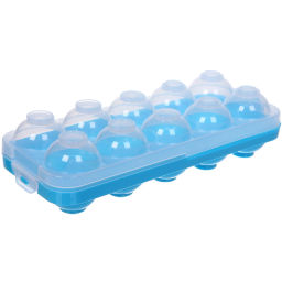 Цена за 2 шт. Контейнер для хранения яиц 10 шт с крышкой 25*11*7см, цвет микс