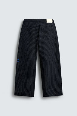 CHAMPION ® X ZARA STRIPED BAGGY FIT JEANS  фото 7