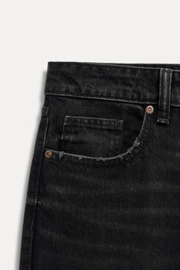 TRF WIDE-LEG MID-RISE FULL LENGTH JEANS - Zara фото 10