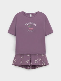 МП 1658/сливовый 3211 Н067.1 пижама для дев