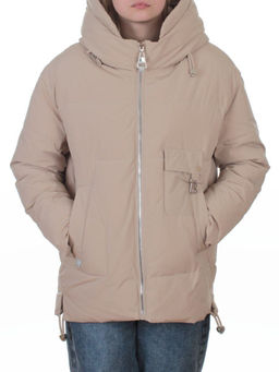 2396 BEIGE Куртка зимняя женская (150 гр. холлофайбер)