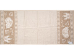 6с102.511ж2 Драко-вельвет (лен3) Полотенце махровое 67х150см