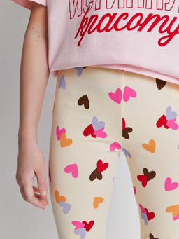 ACOOLA / Брюки детские для девочек (лосины) Dina_lg1 крем  фото 6