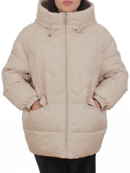 2309 BEIGE Куртка зимняя женская (200 гр. холлофайбер)