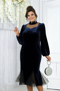 Платье Ninele 7431-Р темно-синий - Mira fashion фото 583