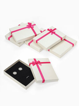 Набор коробочек подарочных 6 шт. под набор «Малина», 13×18 см, бело-розовый