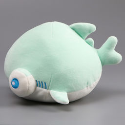 Цена за 2 шт. Мягкая игрушка «Акула» с большими глазами, 19 см, бирюзовая