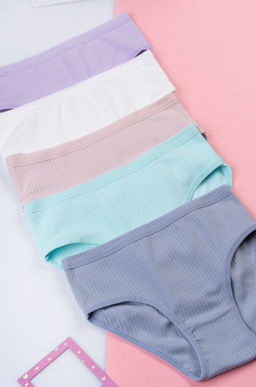 Трусы для девочки в рубчик 5шт. Happyfox