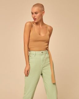 Трикотажный топ с поясом - Incity фото 3