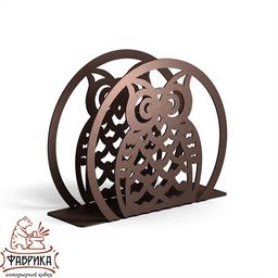 Салфетница кухонная металлическая Сова 703-007 - Фабрика интерьерной ковки фото 2