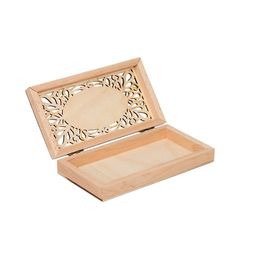 Заготовка для декорирования Mr. Carving ВД-749 Купюрница бук 19 х 10 х 3 см с резной крышкой  фото 3