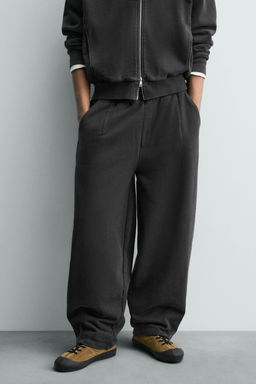 PANTAL?N JOGGER BALLOON FIT LAVADO LIMITED EDITION / Antracita oscuro - Zara фото 10