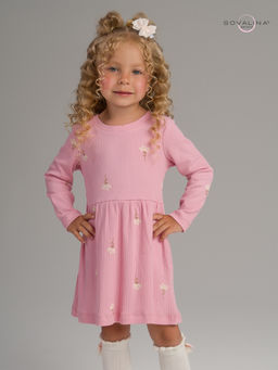 Платье Элла астра на пудре