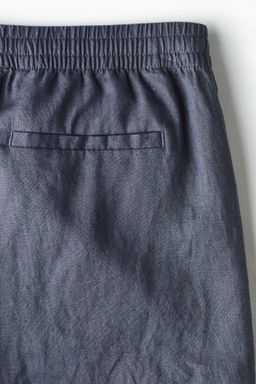 Pantal?n corto de lino Relaxed Fit - H&m фото 7