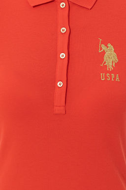 Женское красное трикотажное платье Неожиданная скидка в корзине - U.s. polo assn фото 5