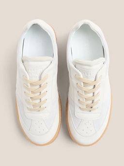 Женские кеды MM6 MAISON MARGIELA SNEAKERS Артикул 4661410, белый  фото 4