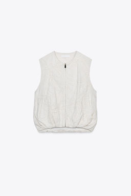 EMBROIDERED GILET - Zara фото 6
