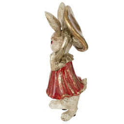 Фигурка декоративная "Зайка", L11,5 W10,5 H20 см
