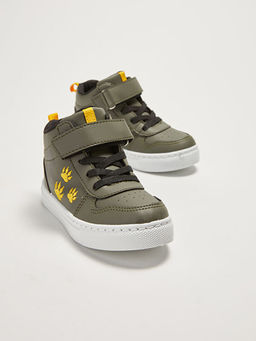 Bask?l? C?rt C?rtl? Erkek ?ocuk Spor Ayakkab? - Waikiki фото 3