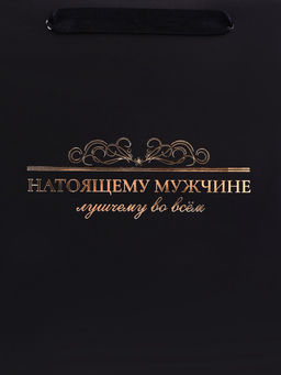 Цена за 2 шт. Пакет подарочный вертикальный «Лучшему во всем», ML 23×27×11.5 см