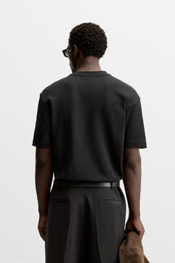 BASIC REGULAR FIT T-SHIRT - Zara фото 11