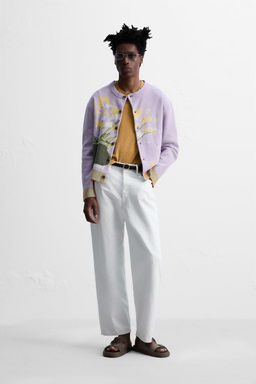 FLORAL JACQUARD CARDIGAN OTIS KWAME KYE QUAICOE