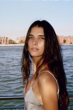 ASYMMETRIC SATIN LACE DRESS