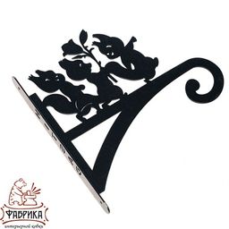 Настенный кронштейн для цветов 201-029B - Фабрика интерьерной ковки фото 2