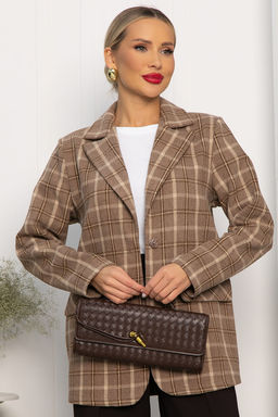 Пальто-пиджак Чендлер (бежевый) Б14157-7М - Lt collection фото 6