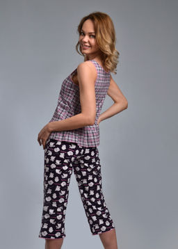 Комплект с бриджами КОКЕТКА (тёмно-фиолетовый 21) - Ивановская трикотажная компания фото 4