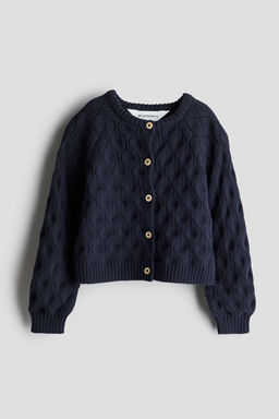 Cardigan de algodon en punto con diseno - H&m фото 3